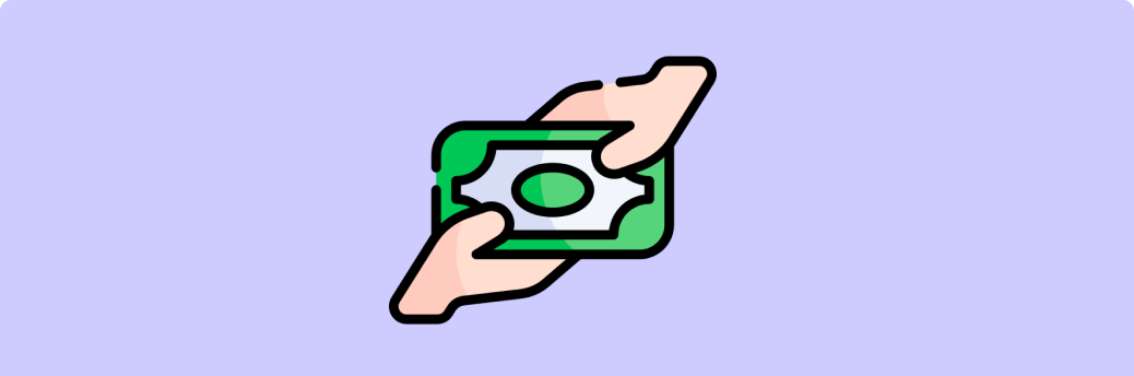 Savila Money - Illustration of Two Hands Holding a Dollar Bill Symbolizing collaboration